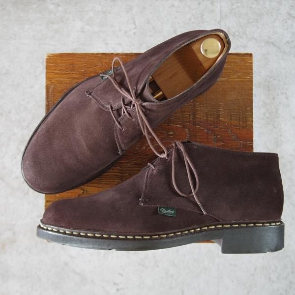 極美品★パラブーツ SIZE 8【定価￥74,800-★チャッカブーツ/GUERNY】スエード/濃茶/TEXソール/メンズ/Paraboot★k250