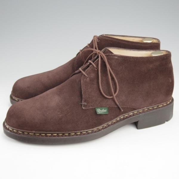 極美品★パラブーツ SIZE 8【定価￥74,800-★チャッカブーツ/GUERNY】スエード/濃茶/TEXソール/メンズ/Paraboot★k250