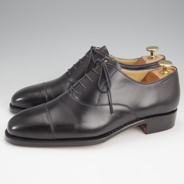 未使用★(東欧)VASS/ヴァーシュ SIZE 39.5【モデル定価￥143,000-★Alt English/ストレートチップ】Uラスト/カーフ/黒★k253