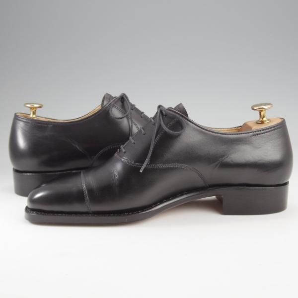 未使用★(東欧)VASS/ヴァーシュ SIZE 39.5【モデル定価￥143,000-★Alt English/ストレートチップ】Uラスト/カーフ/黒★k253