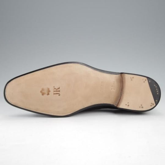 未使用★(東欧)VASS/ヴァーシュ SIZE 39.5【モデル定価￥143,000-★Alt English/ストレートチップ】Uラスト/カーフ/黒★k253