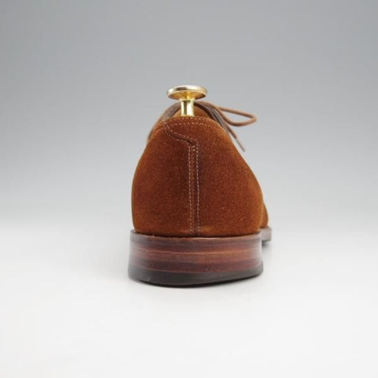 極上★ジョンロブ 6.5E【★クォーターブローグ/AVON/8000ラスト】エイボン/スエード/茶/メンズ/JOHN LOBB★k254