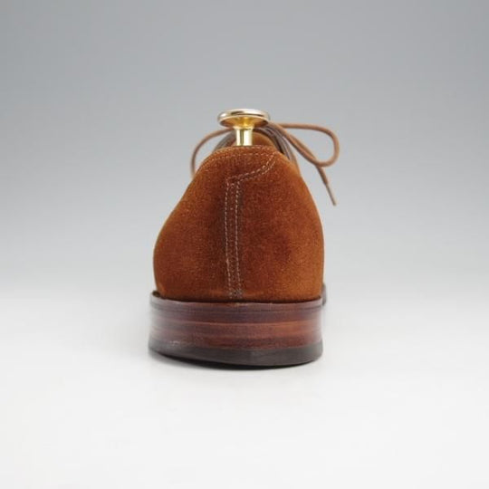 極上★ジョンロブ 6.5E【★クォーターブローグ/AVON/8000ラスト】エイボン/スエード/茶/メンズ/JOHN LOBB★k254