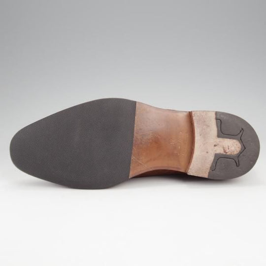 極上★ジョンロブ 6.5E【★クォーターブローグ/AVON/8000ラスト】エイボン/スエード/茶/メンズ/JOHN LOBB★k254