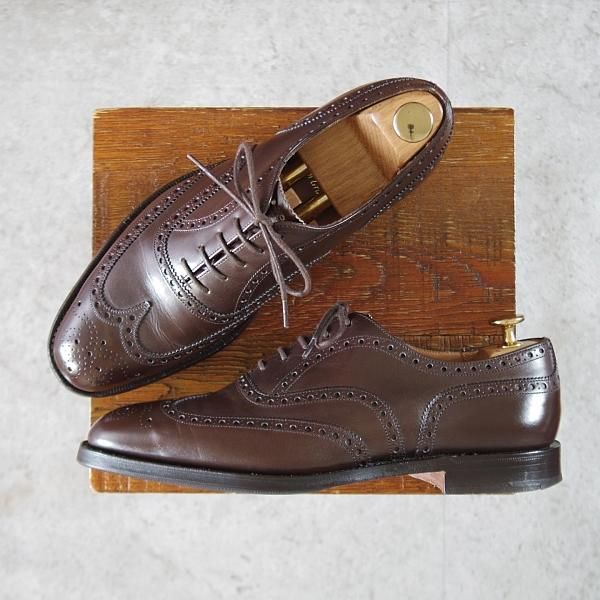 極上★チャーチ 60F/UK6【定価￥176,000-★チェットウィンド/CHETWYND】173ラスト/フルブローグ/ネバダカーフ/EBONY/濃茶/Church'★k255
