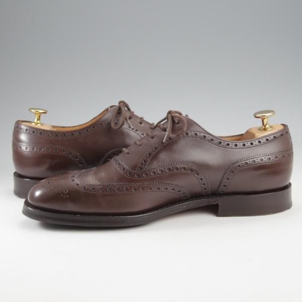 極上★チャーチ 60F/UK6【定価￥176,000-★チェットウィンド/CHETWYND】173ラスト/フルブローグ/ネバダカーフ/EBONY/濃茶/Church'★k255