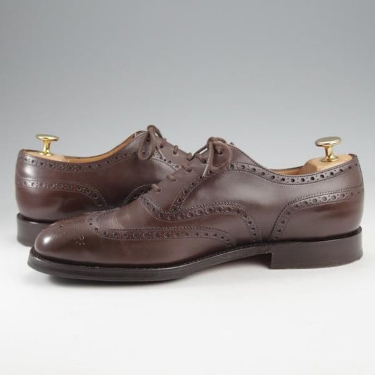 極上★チャーチ 60F/UK6【定価￥176,000-★チェットウィンド/CHETWYND】173ラスト/フルブローグ/ネバダカーフ/EBONY/濃茶/Church'★k255