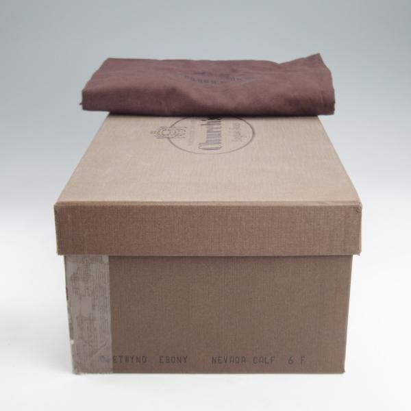 極上★チャーチ 60F/UK6【定価￥176,000-★チェットウィンド/CHETWYND】173ラスト/フルブローグ/ネバダカーフ/EBONY/濃茶/Church'★k255