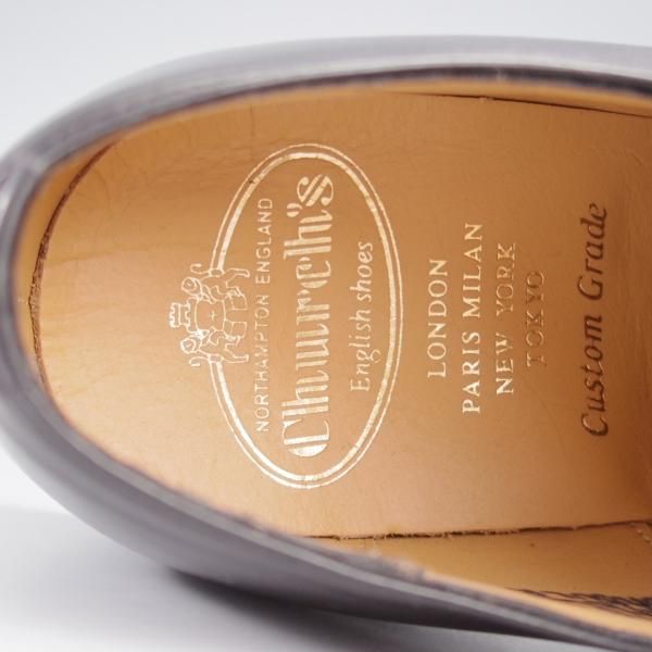 極美品★チャーチ 60G/UK6【定価￥176,000-★コンサル/CONSUL R】173ラスト/ストレートチップ/カーフ/黒/メンズ/Church'★k256