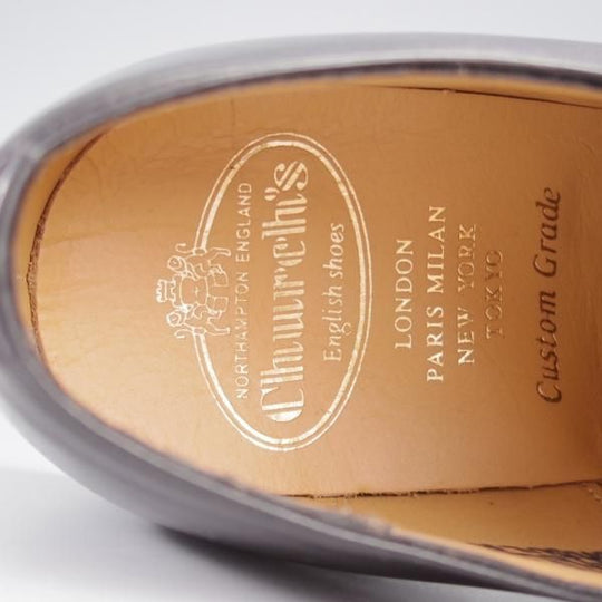 極美品★チャーチ 60G/UK6【定価￥176,000-★コンサル/CONSUL R】173ラスト/ストレートチップ/カーフ/黒/メンズ/Church'★k256