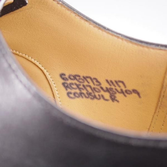 極美品★チャーチ 60G/UK6【定価￥176,000-★コンサル/CONSUL R】173ラスト/ストレートチップ/カーフ/黒/メンズ/Church'★k256