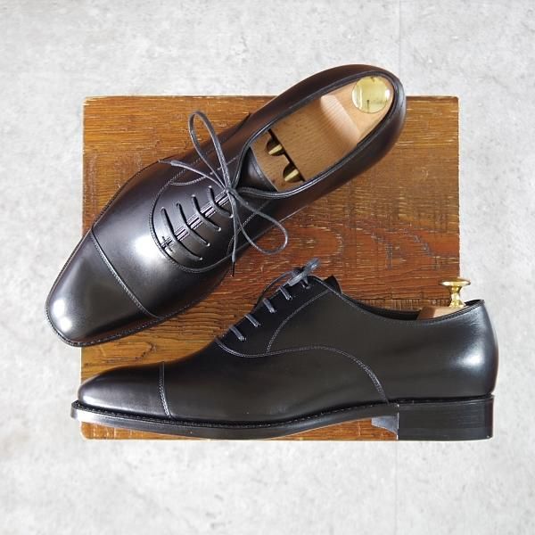 三陽山長　革靴7(25cm) 美品 三陽山長 SIZE 7【友也/ストレートチップ/R3010/黒】 | 高級中古