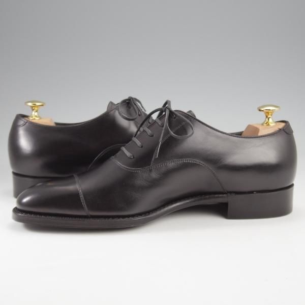未使用★三陽山長 SIZE 7【定価￥80,300-★友也/ストレートチップ/R3010】カーフ/黒/メンズ/TOMOYA/Sanyo Yamacho★k257