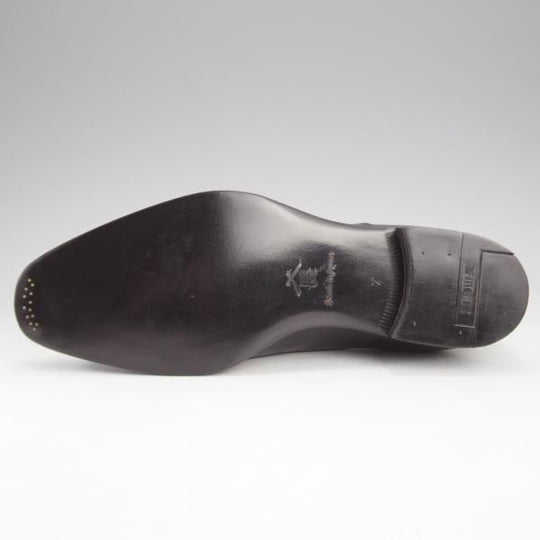 未使用★三陽山長 SIZE 7【定価￥80,300-★友也/ストレートチップ/R3010】カーフ/黒/メンズ/TOMOYA/Sanyo Yamacho★k257