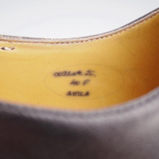 未使用★(東欧)VASS/ヴァーシュ SIZE 40【定価￥143,000-★Alt English/ストレートチップ】Fラスト/カーフ/黒/メンズ★k259