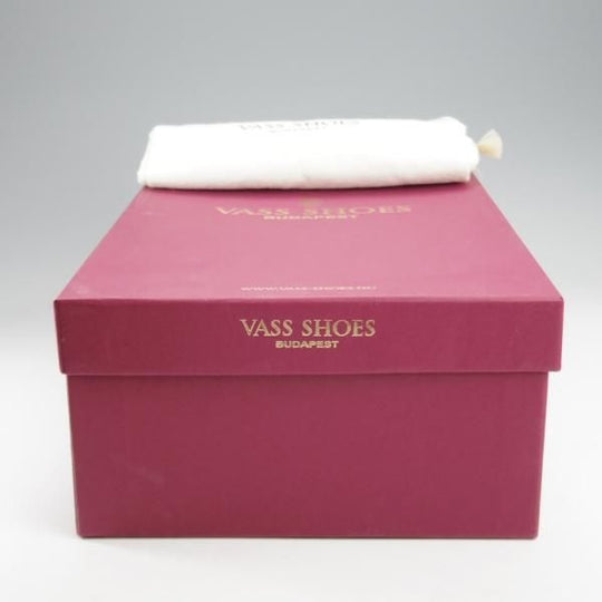 未使用★(東欧)VASS/ヴァーシュ SIZE 40【定価￥143,000-★Alt English/ストレートチップ】Fラスト/カーフ/黒/メンズ★k259