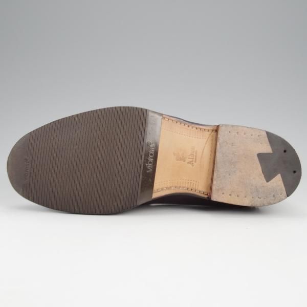 極美品★オールデン 6.5D【現行定価17万円程度★コードバン/ビームス別注/N6214】マディソン/スリッポン/ローファー/赤茶/ALDEN★k260