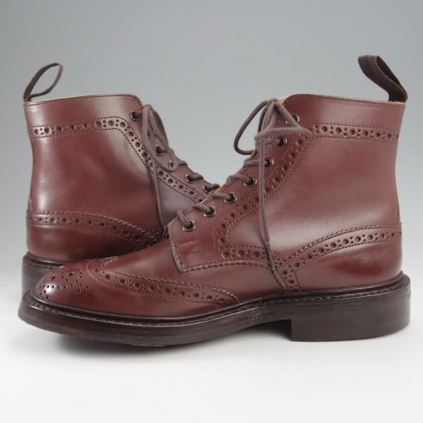 極美品★トリッカーズ SIZE 6.5【定価￥132,000-★ダイナイトソール/MALTON/モールトン】M2508/カントリーブーツ/赤茶/Tricker's★k261