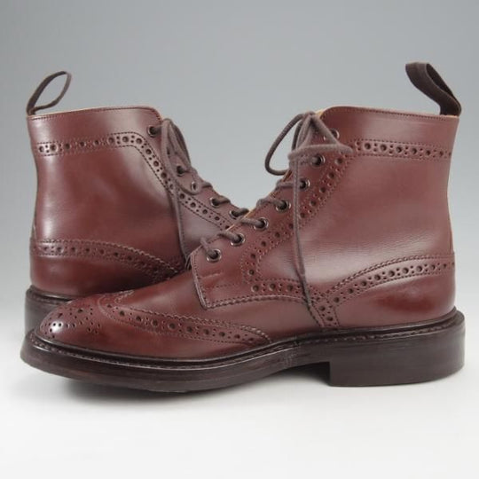極美品★トリッカーズ SIZE 6.5【定価￥132,000-★ダイナイトソール/MALTON/モールトン】M2508/カントリーブーツ/赤茶/Tricker's★k261