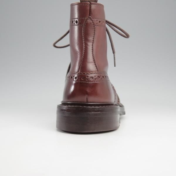 極美品★トリッカーズ SIZE 6.5【定価￥132,000-★ダイナイトソール/MALTON/モールトン】M2508/カントリーブーツ/赤茶/Tricker's★k261