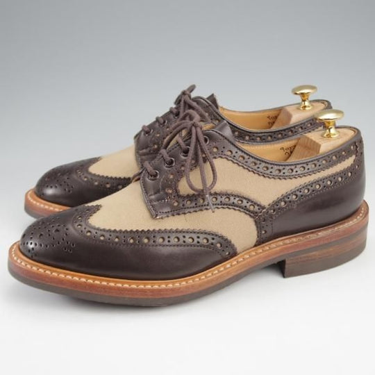 未使用★トリッカーズ SIZE 7【バートン同系モデル★ダイナイトソール/BOWOOD/カントリーシューズ】M6973/フルブローグ/Tricker's★k263