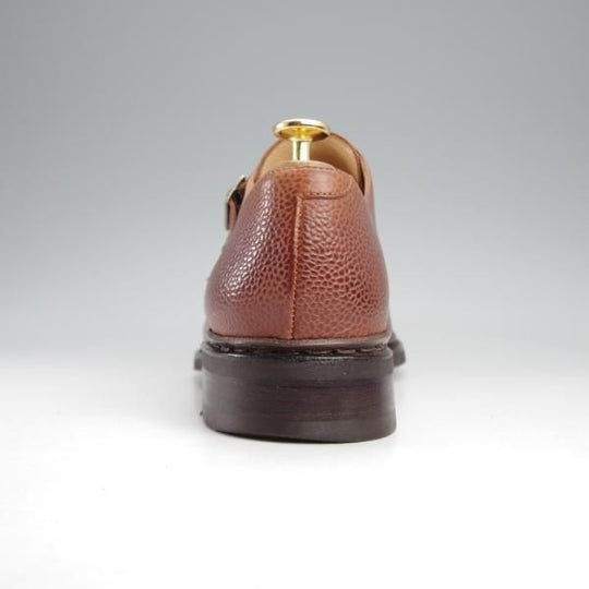 美品★パラブーツ SIZE 8.5【モデル定価￥90,200-★VIGNY/ヴィニー/ダブルモンク】グレインレザー/茶/メンズ/Paraboot★k264