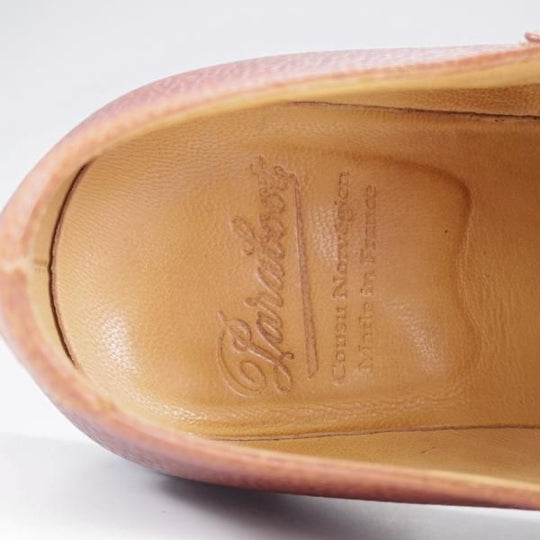 美品★パラブーツ SIZE 8.5【モデル定価￥90,200-★VIGNY/ヴィニー/ダブルモンク】グレインレザー/茶/メンズ/Paraboot★k264