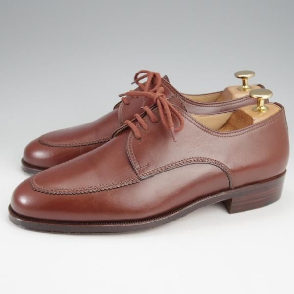 未使用★(伊)タニノクリスチー SIZE 6【デッドストック品★Uチップ/茶】カーフ/メンズ/TANINO CRISCI★k266