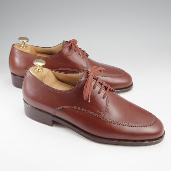 未使用★(伊)タニノクリスチー SIZE 6【デッドストック品★Uチップ/茶】カーフ/メンズ/TANINO CRISCI★k266