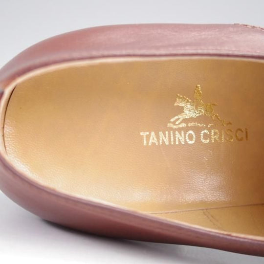 未使用★(伊)タニノクリスチー SIZE 6【デッドストック品★Uチップ/茶】カーフ/メンズ/TANINO CRISCI★k266