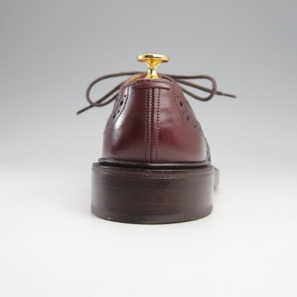 極美品★トリッカーズ SIZE 6.5【定価￥121,000-★BOURTON/バートン】m5633/カントリーシューズ/カーフ/赤茶/短靴/Tricker's★k265