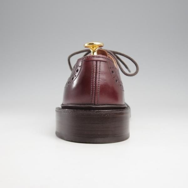 極美品★トリッカーズ SIZE 6.5【定価￥121,000-★BOURTON/バートン】m5633/カントリーシューズ/カーフ/赤茶/短靴/Tricker's★k265