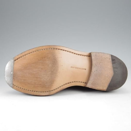 極美品★トリッカーズ SIZE 6.5【定価￥121,000-★BOURTON/バートン】m5633/カントリーシューズ/カーフ/赤茶/短靴/Tricker's★k265