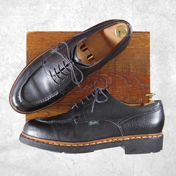 美品！パラブーツ　シャンボード UK6.5約25センチ パラブーツ シャンボード ブラック UK6.5 25cm paraboot