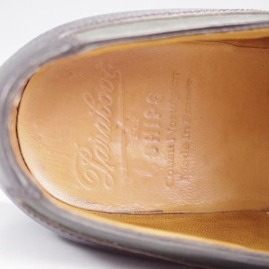 ★パラブーツ SIZE 8【モデル定価￥96,800-★クレイジーパターンのCHAMBORD/シャンボード】シップス別注/Uチップ/黒/Paraboot★k269