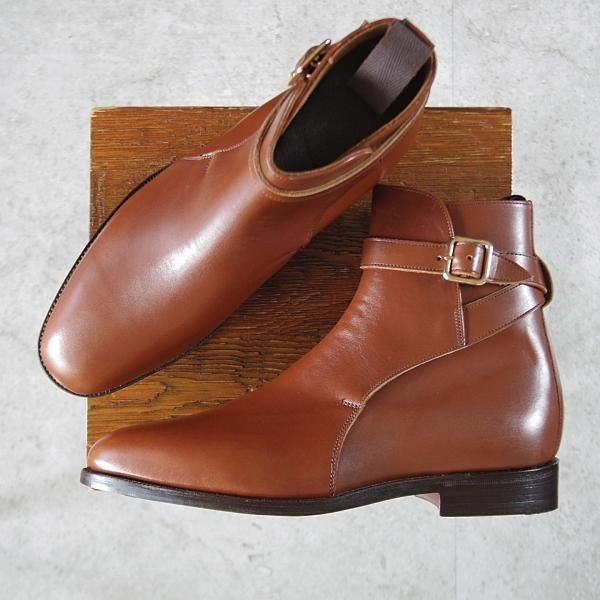 未使用★トリッカーズ SIZE 7.5【現行定価10万円以上★ジョッパーブーツ/Chepstow/6823】カーフ/Beachnut/茶/Tricker's★k274