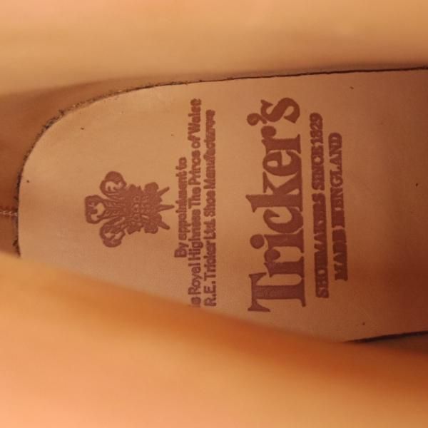 未使用★トリッカーズ SIZE 7.5【現行定価10万円以上★ジョッパーブーツ/Chepstow/6823】カーフ/Beachnut/茶/Tricker's★k274