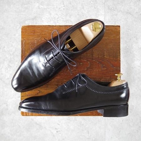 美品★ジョンロブ 5.5E【定価￥324,000-★イヤーモデル(2019年)/世界750足限定】HOLT/0118ラスト/ホールカット/黒/JOHN LOBB★k275