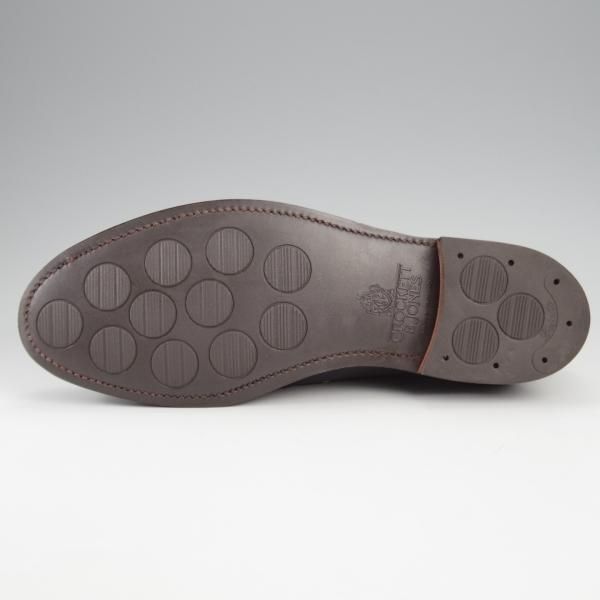 極美品★クロケット&ジョーンズ 6E【定価￥99,000-★グルカサンダル/FIHSERMAN】フィッシャーマン/紺/メンズ/Crockett&Jones★k276