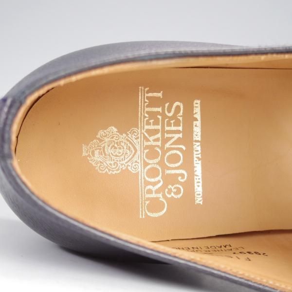 極美品★クロケット&ジョーンズ 6E【定価￥99,000-★グルカサンダル/FIHSERMAN】フィッシャーマン/紺/メンズ/Crockett&Jones★k276