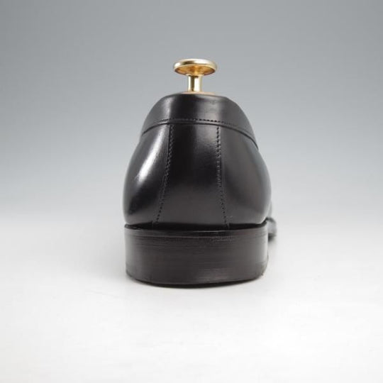 極美品★(英)チーニー 7.5F【定価￥74,800-★CANNON/キャノン/277ラスト】コインローファー/カーフ/黒/メンズ/CHEANEY★k277
