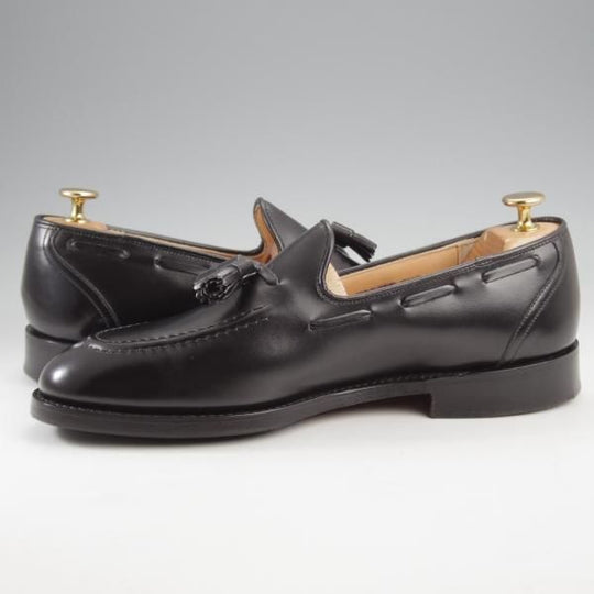 極美品★チャーチ 75F/UK7.5【定価￥176,000-★KINGSLEY 2/キングスレー】69Rラスト/タッセルローファー/カーフ/黒/メンズ/Church'★k278