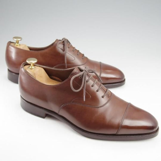 極上★エドワードグリーン 8E【定価￥204,600-★チェルシー/CHELSEA/82ラスト】ストレートチップ/カーフ/濃茶/メンズ/EDWARD GREEN★k279