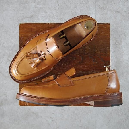 極上★トリッカーズ SIZE 7【貴重★(英)ポールスミス別注/Paul Smith】エイコンアンティーク/m3332/タッセルローファー/Tricker's★k281