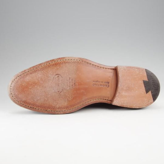 極美品★チャーチ 80F/UK8【定価￥198,000-★グラフトン/GRAFTON】173ラスト/フルブローグ/赤茶/メンズ/Church'★k282