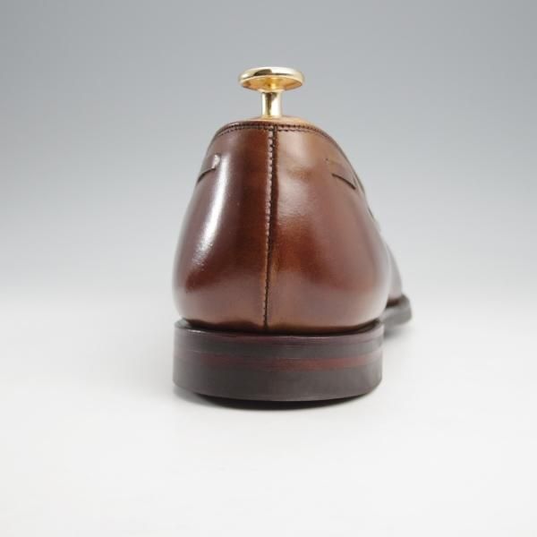 極美品★クロケット&ジョーンズ 9.5E【定価￥99,000-★CAVENDISH 3/キャベンディッシュ】タッセルローファー/濃茶/Crockett&Jones★k283