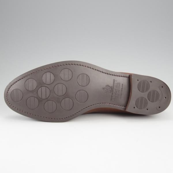 極美品★クロケット&ジョーンズ 9.5E【定価￥99,000-★CAVENDISH 3/キャベンディッシュ】タッセルローファー/濃茶/Crockett&Jones★k283