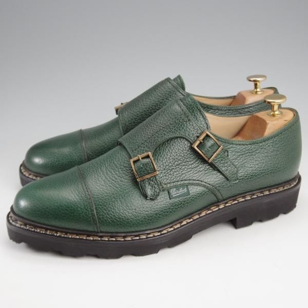未使用★パラブーツ SIZE 8.5【定価￥82,500-★ウィリアム/WILLIAM】ユナイテッドアローズ別注/ダブルモンク/VERT/メンズ/Paraboot★k284