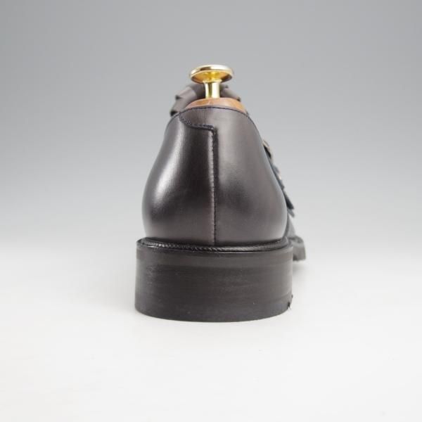 未使用★パラブーツ SIZE 8【貴重★キルトダブルモンク/濃紺】カーフ/メンズ/Paraboot★k287