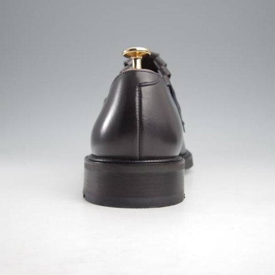 未使用★パラブーツ SIZE 8【貴重★キルトダブルモンク/濃紺】カーフ/メンズ/Paraboot★k287